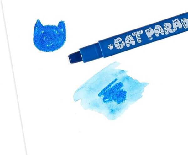 Ooly Juego de 12 crayones de gel para gatos con temática