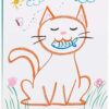 Ooly Juego de 12 crayones de gel para gatos con temática