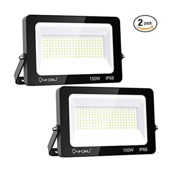 Onforu Luz de inundación LED de 150 W para exteriores_1