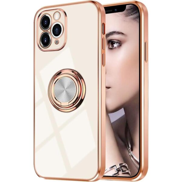 Omorro Funda para iPhone 11 Pro con anillo funda_2