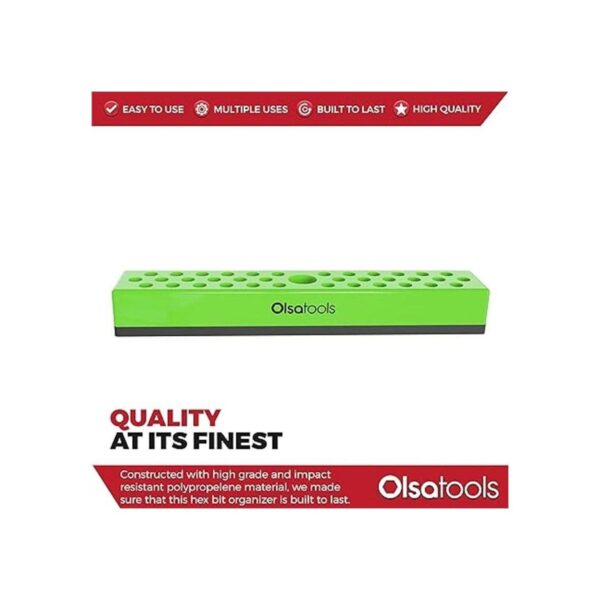 Olsa Tools Organizador de brocas hexagonales con base_2