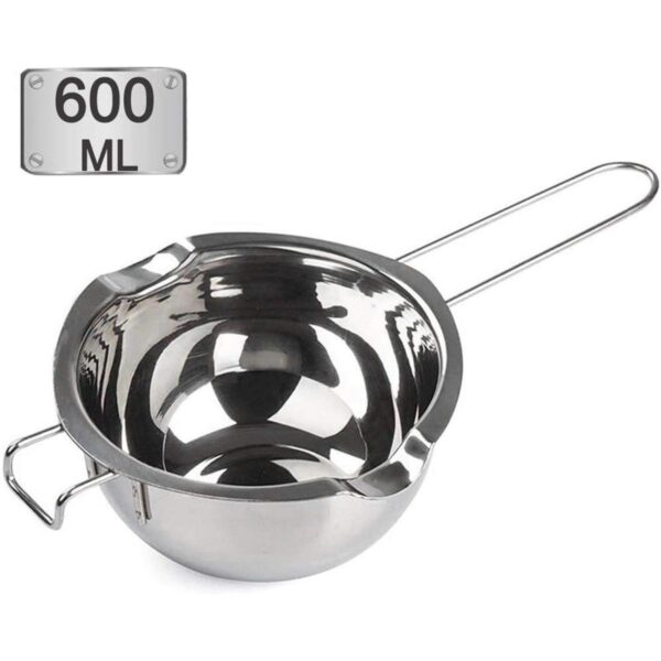 Olla de acero inoxidable doble para derretir chocolate
