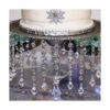 Ollain Guirnalda de cristal de 32.8 pies cristal con