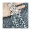 Ollain Guirnalda de cristal de 32.8 pies cristal con