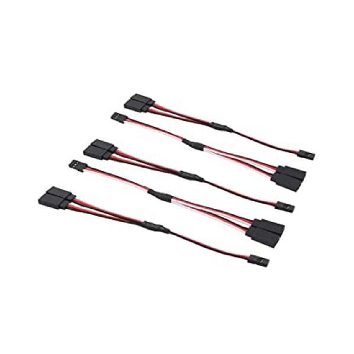 OliRC 5 cables de extensión de arnés en Y de 6 pulgadas
