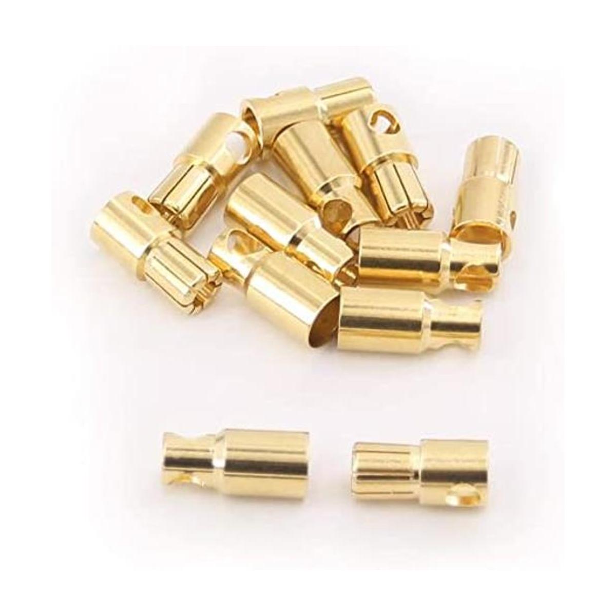 OliRC 6pairs 6.0mm Gold Plated Male and Female Bullet