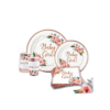 Ola Memoirs Baby Shower Platos y servilletas para niña_1
