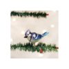 Old World Christmas Vidrio Azul blanco negro 4_2