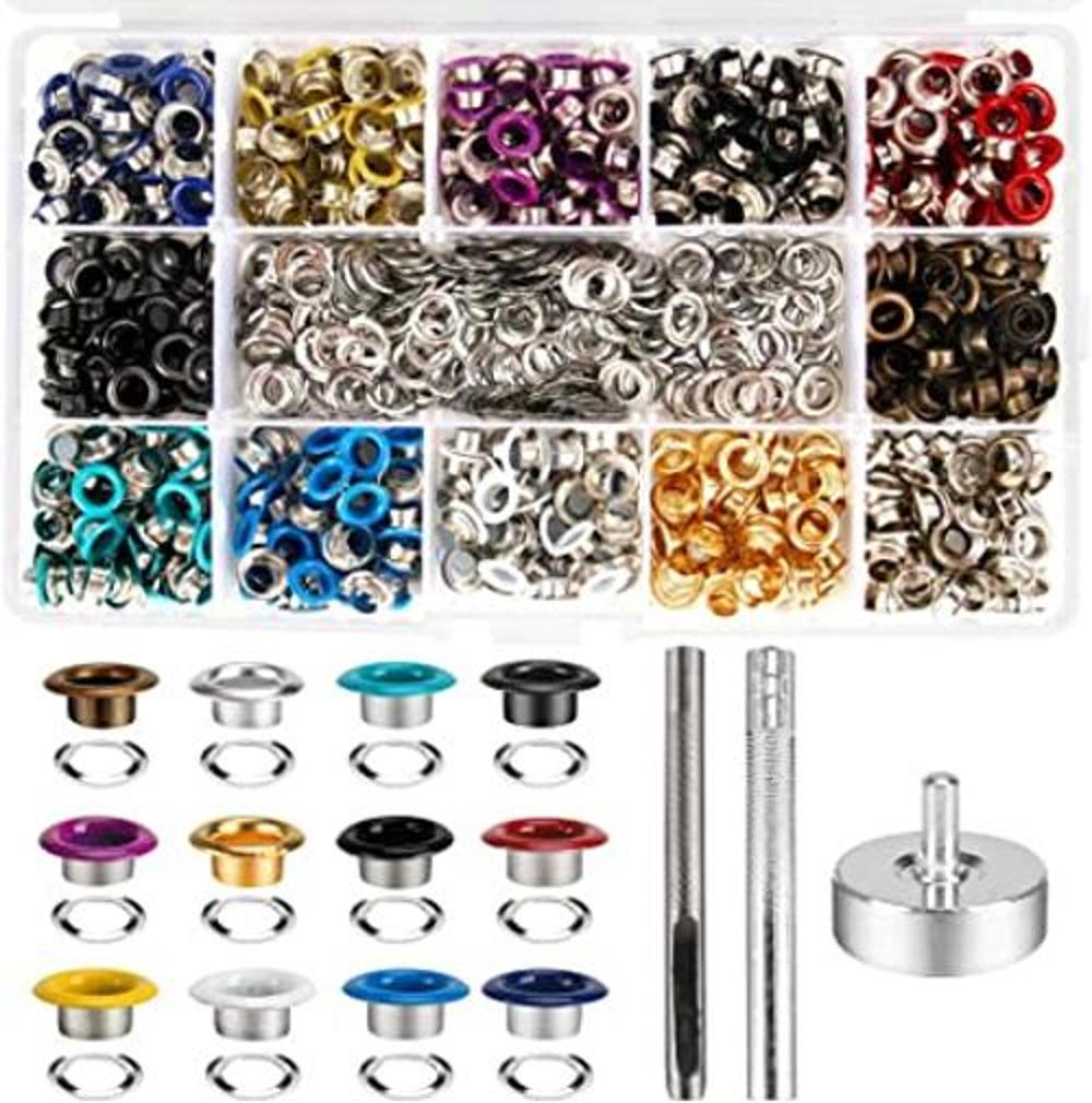 Ojales de metal 600 piezas de 12 colores de 316