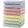Oeleky Toallas de cocina de 15 x 26 pulgadas paquete de 8