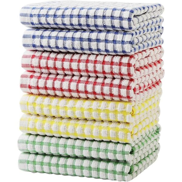 Oeleky Toallas de cocina de 15 x 26 pulgadas paquete de 8