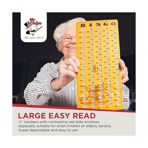 Obturador deslizante de tarjetas de bingo a prueba de_2