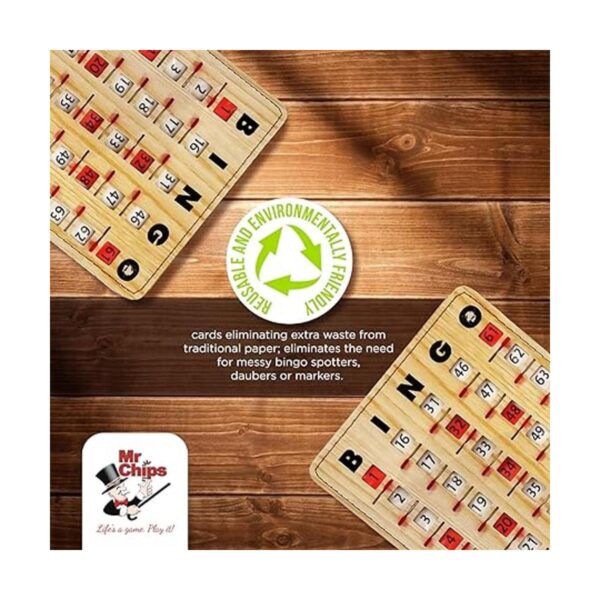 Obturador deslizante de tarjetas de bingo a prueba de_5