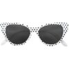 OWL Cateye Gafas de sol para mujer diseño clásico_1