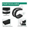 OURU Kit surtido de 56 abrazaderas de cables abrazadera_3
