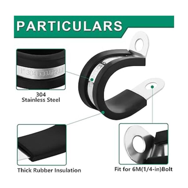 OURU Kit surtido de 56 abrazaderas de cables abrazadera_3