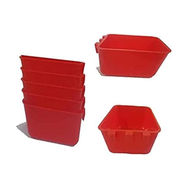 ORIBUKI Cage Cups Birds Feeders Seed Bowl Chicken Feeding_1