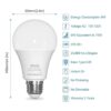 ORALUCE Bombilla LED A19 de 9 W equivalente a 60 W 120_2
