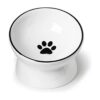 ONTUBE Cuenco de cerámica para gatos elevados o pequeños_1