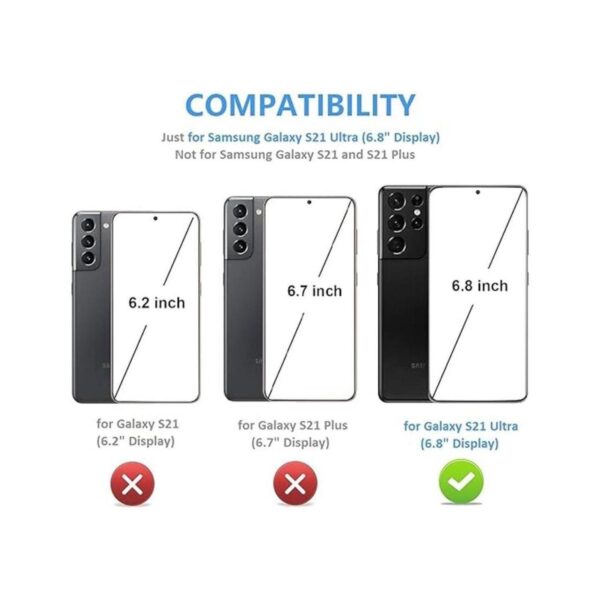 ONETOP Compatible con Samsung Galaxy S21 Ultra Funda tipo_2