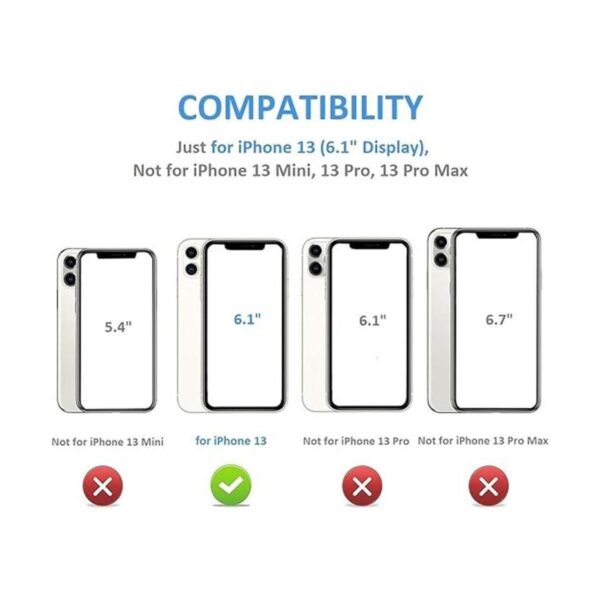 ONETOP Compatible con iPhone 13 Funda tipo cartera con_2