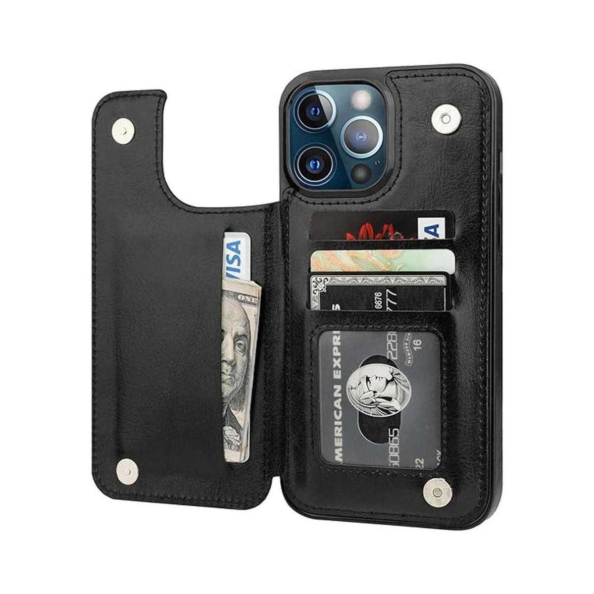 ONETOP Compatible con iPhone 13 Pro Max Funda tipo cartera