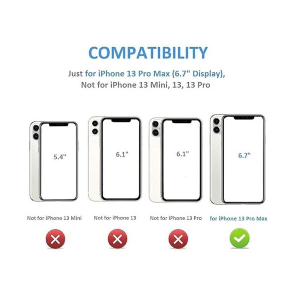 ONETOP Compatible con iPhone 13 Pro Max Funda tipo cartera_2