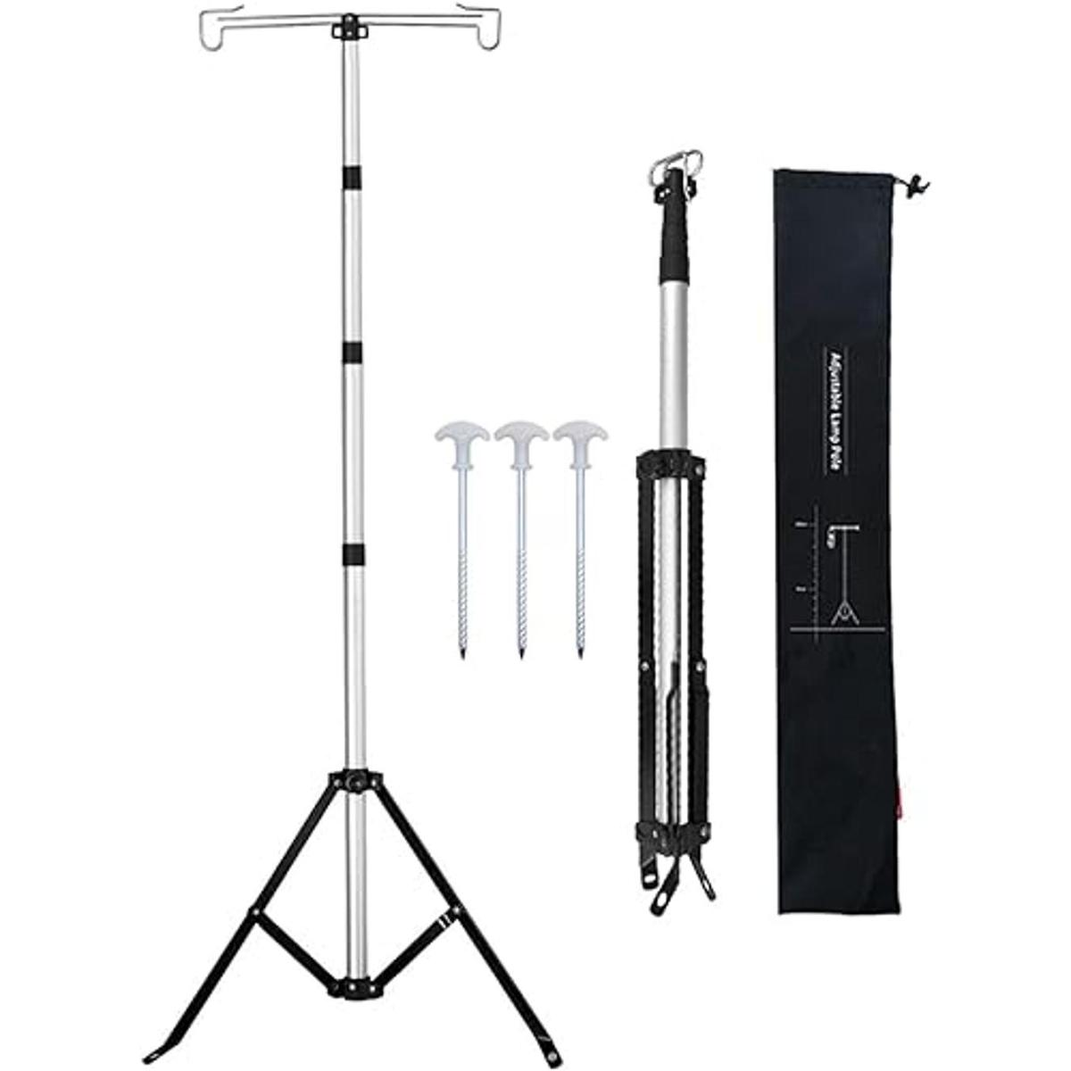 OMUKY Soporte telescópico para farol con base para