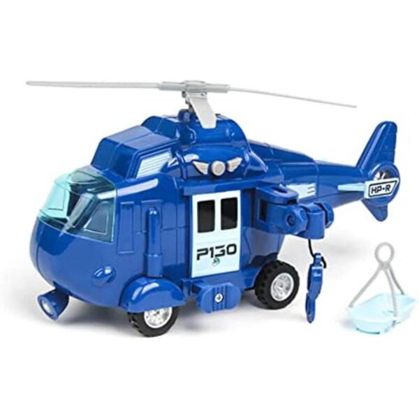 OMGTOY Helicóptero militar avión de la fuerza aérea con_1