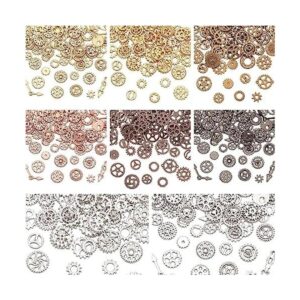 OLYCRAFT Dijes de engranajes antiguos Steampunk de 5.64