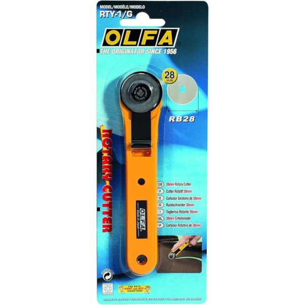 OLFA 9551 RTY1G Cortador giratorio de mango recto de_5
