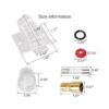 OIIKI 48 calibre AWG en línea AGU portafusibles con 2_2
