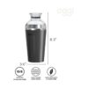 OGGI Groove Coctelera aislada al vacío de acero_5
