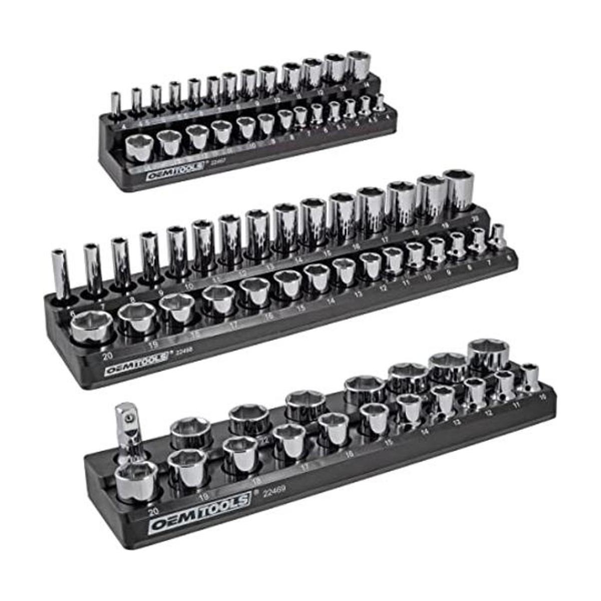 OEMTOOLS 22487 Organizador de enchufe magnético métrico