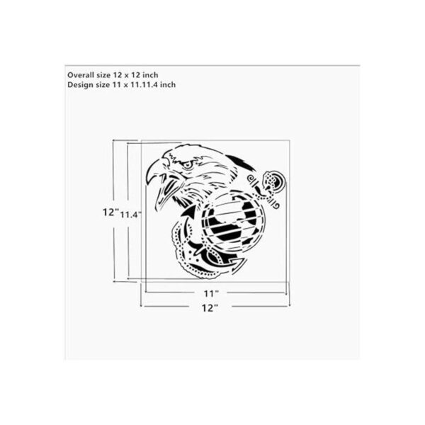 OBUY Plantilla de bandera militar para pintar en madera_2