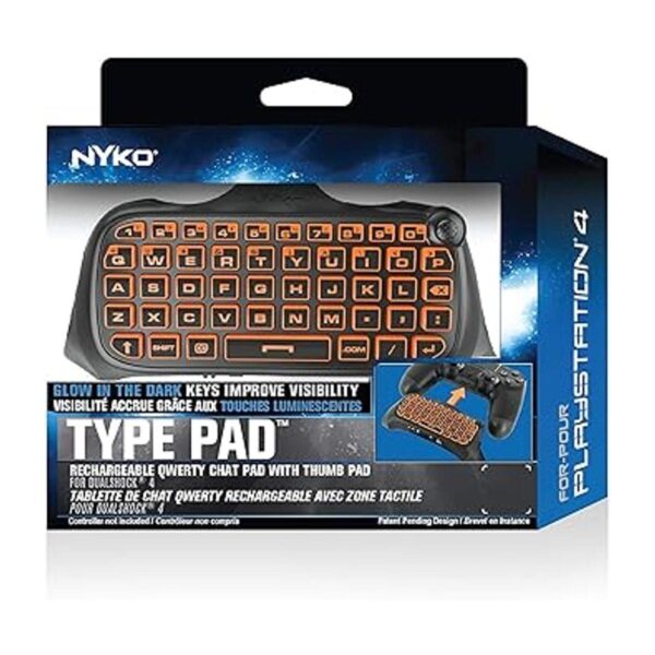 Nyko Type Pad PlayStation 4 with Builtin Rechargeable