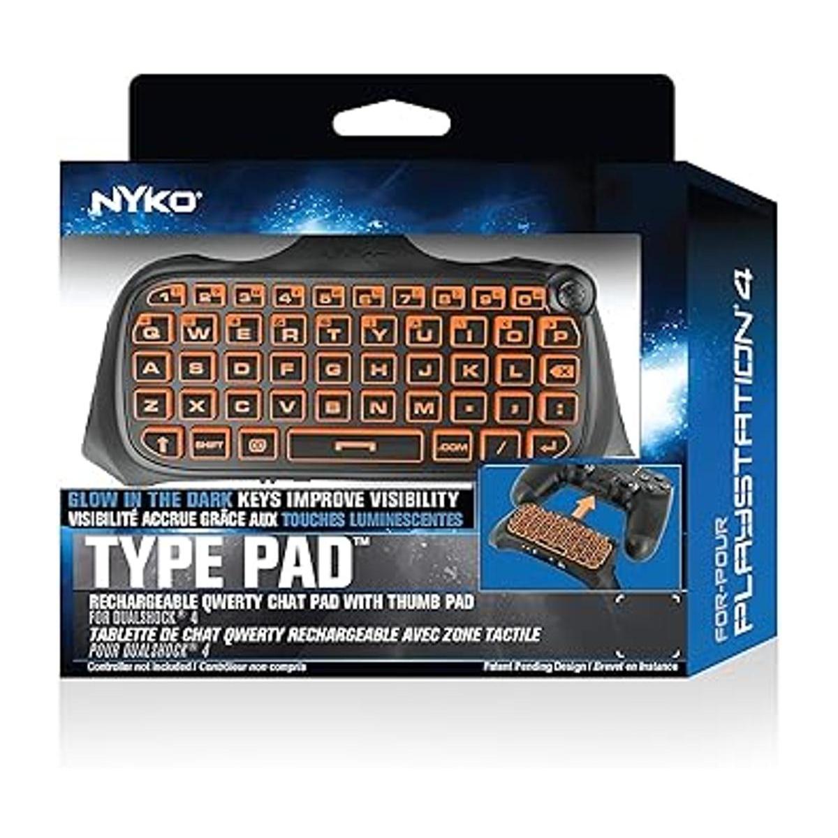 Nyko Type Pad PlayStation 4 with Builtin Rechargeable