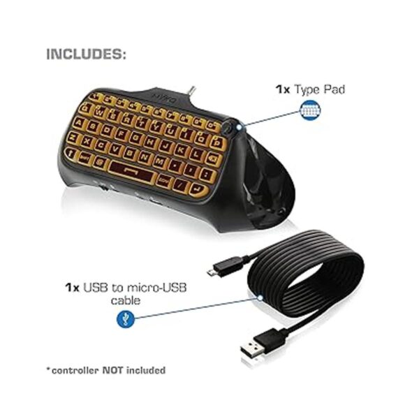 Nyko Type Pad PlayStation 4 with Builtin Rechargeable