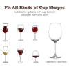 Nuovoware Estante para copas de vino 4 filas para copas_3
