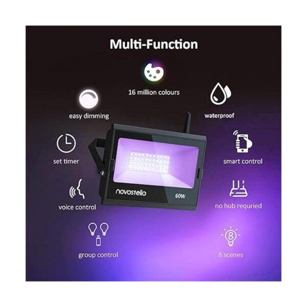 Novostella Luces de inundación LED inteligentes de 60 W_3