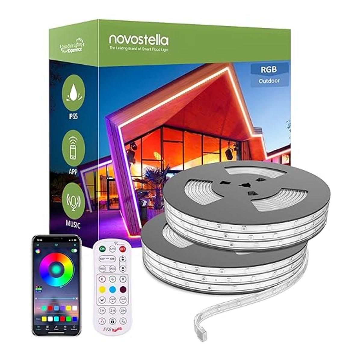 Novostella Tira de luces LED RGB de sincronización de