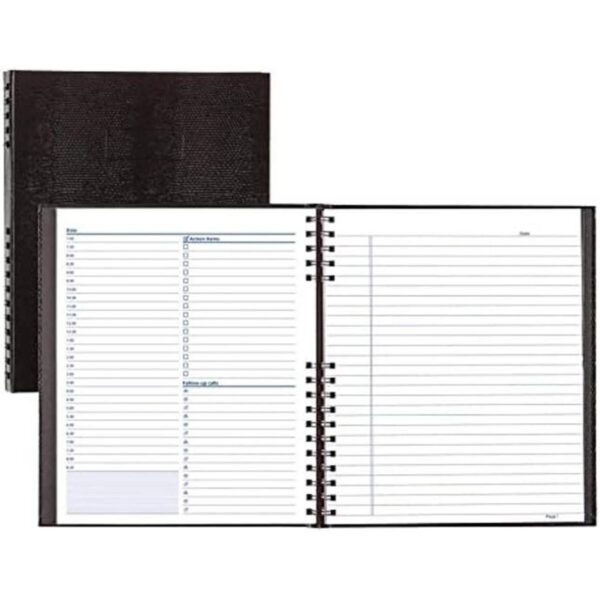 NotePro planificador diario sin fecha negro 200 páginas_1