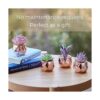 Nordik Juego de 4 plantas de escritorio en oro rosa_5