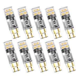Noobibaba Bombilla LED T5 con base de cuña de 12 V T5 T10_1