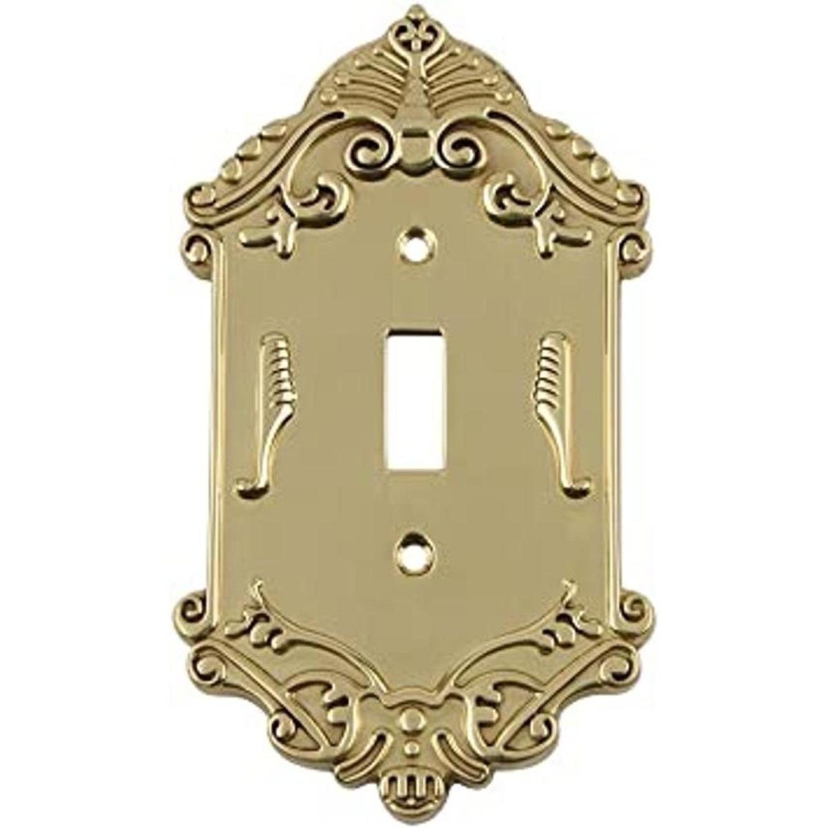 Nostalgic Warehouse 719938 Placa de interruptor victoriano