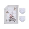 NoJo Jungle Ride Juego de cama de 3 piezas color gris_4
