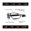 NoCry Gafas de seguridad ligeras con lentes transparentes_2