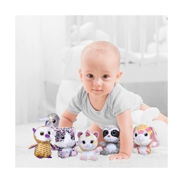 Nleio Juego de peluches de 7 pulgadas con unicornio