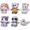 Nleio Juego de peluches de 7 pulgadas con unicornio