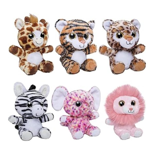 Nleio Juego de juguetes de peluche de animales de peluche_3